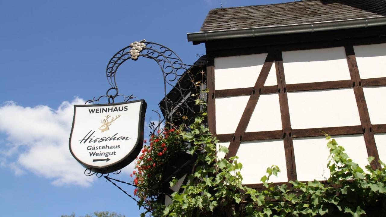 Weinhaus Hirschen Hotel Bruttig-Fankel Bagian luar foto